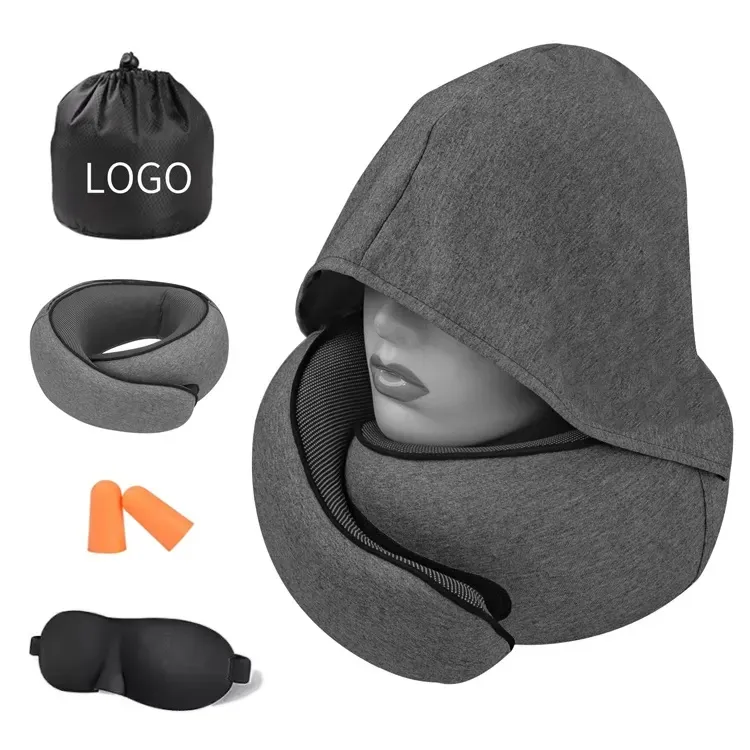 travel pillow with hood travel pillow with hood